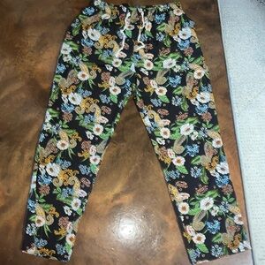 BDG Men's Brown and Green Trousers